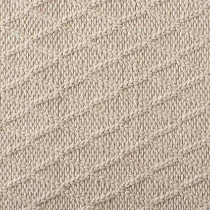 BAXTON STUDIO MADIBAH MODERN AND CONTEMPORARY IVORY HANDWOVEN WOOL AREA RUG