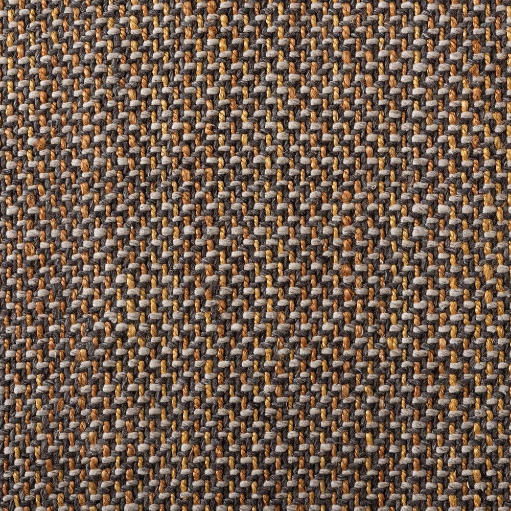 BAXTON STUDIO NURTEN MODERN AND CONTEMPORARY ORANGE AND GREY HANDWOVEN HEMP BLEND AREA RUG