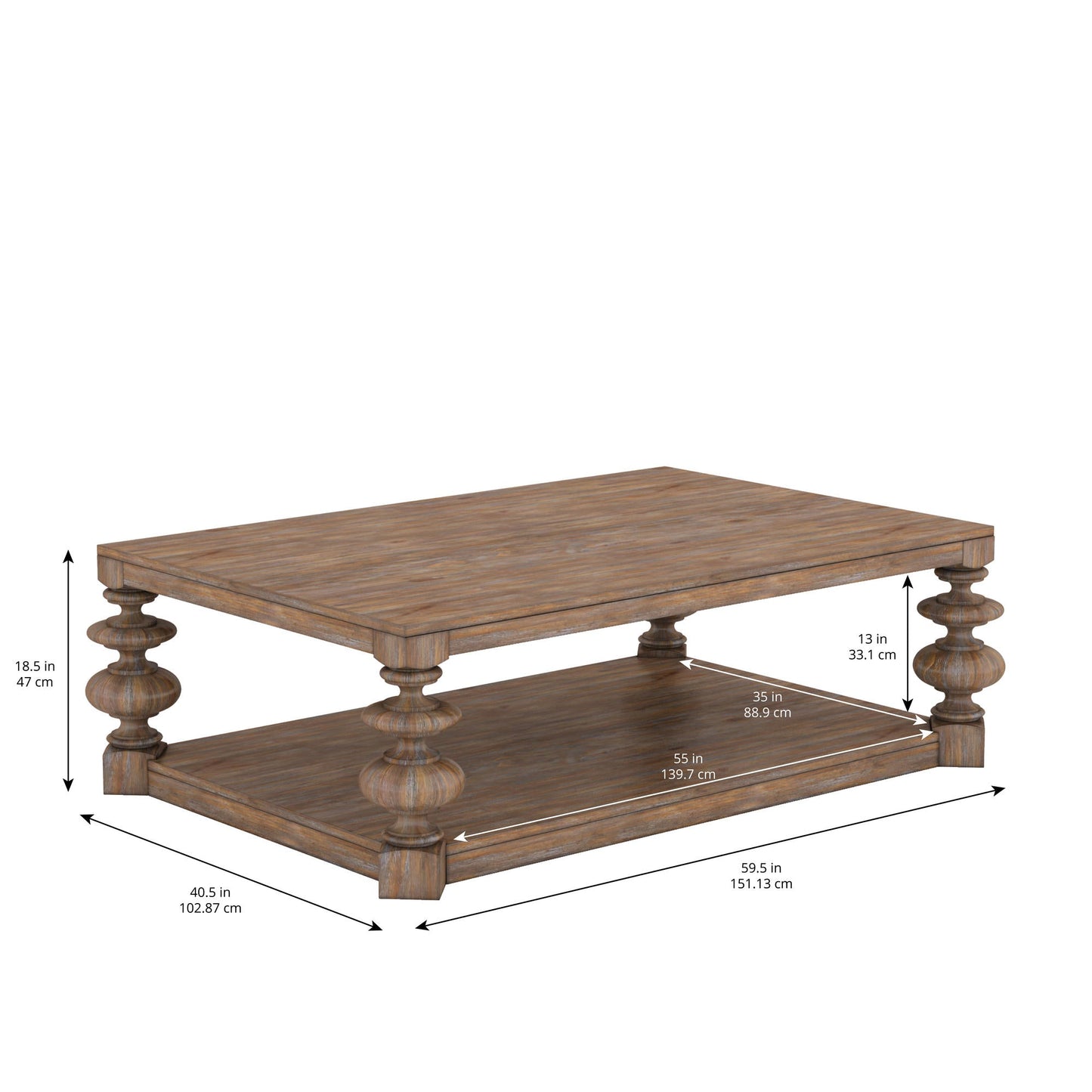 Architrave Rectangular Cocktail Table