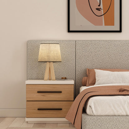 Portico Queen Upholstered Bed With End Panel