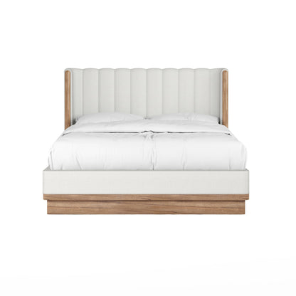 Portico King Upholstered Shelter Bed