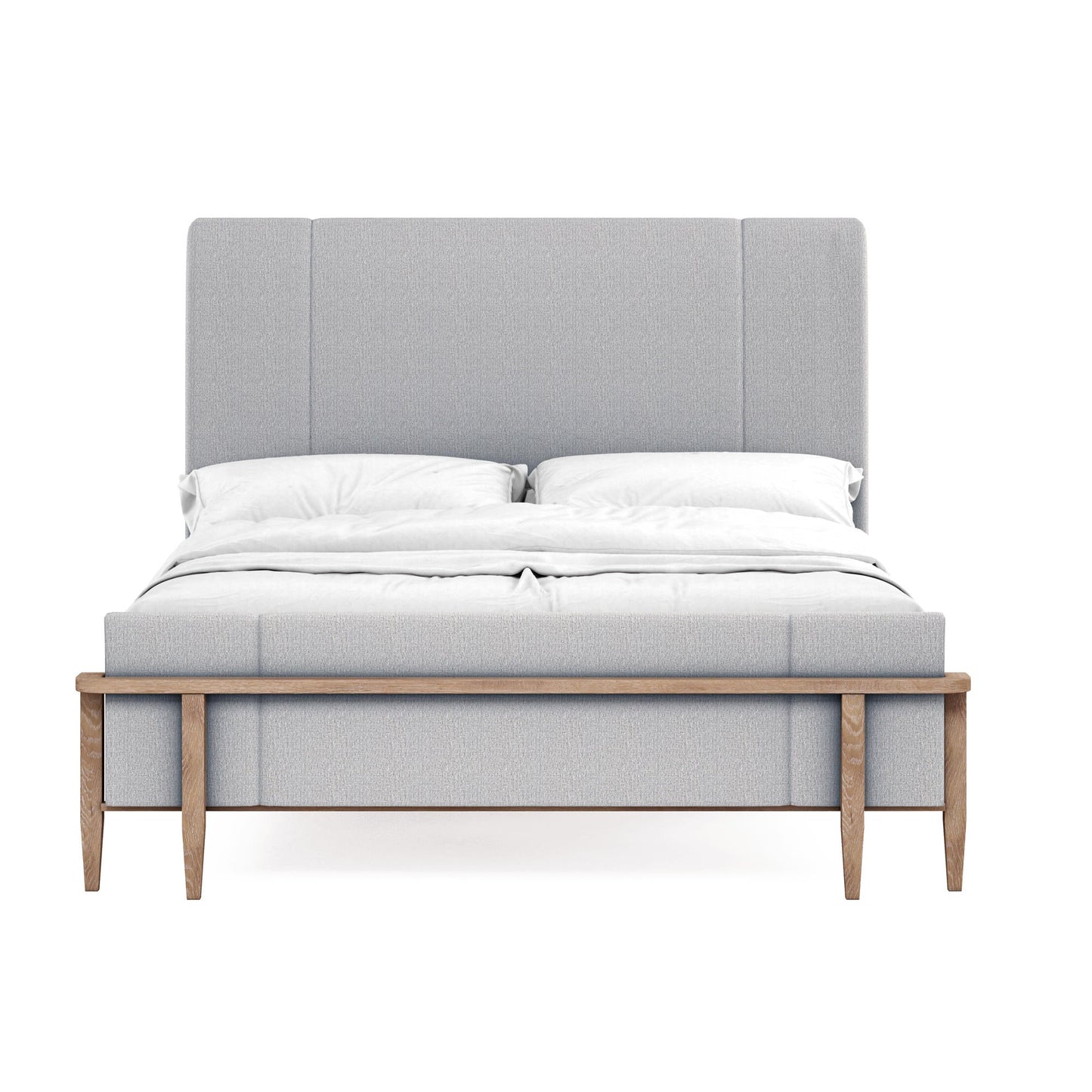 Post Queen Upholstered Panel Bed