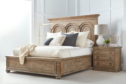 Architrave King Panel Bed