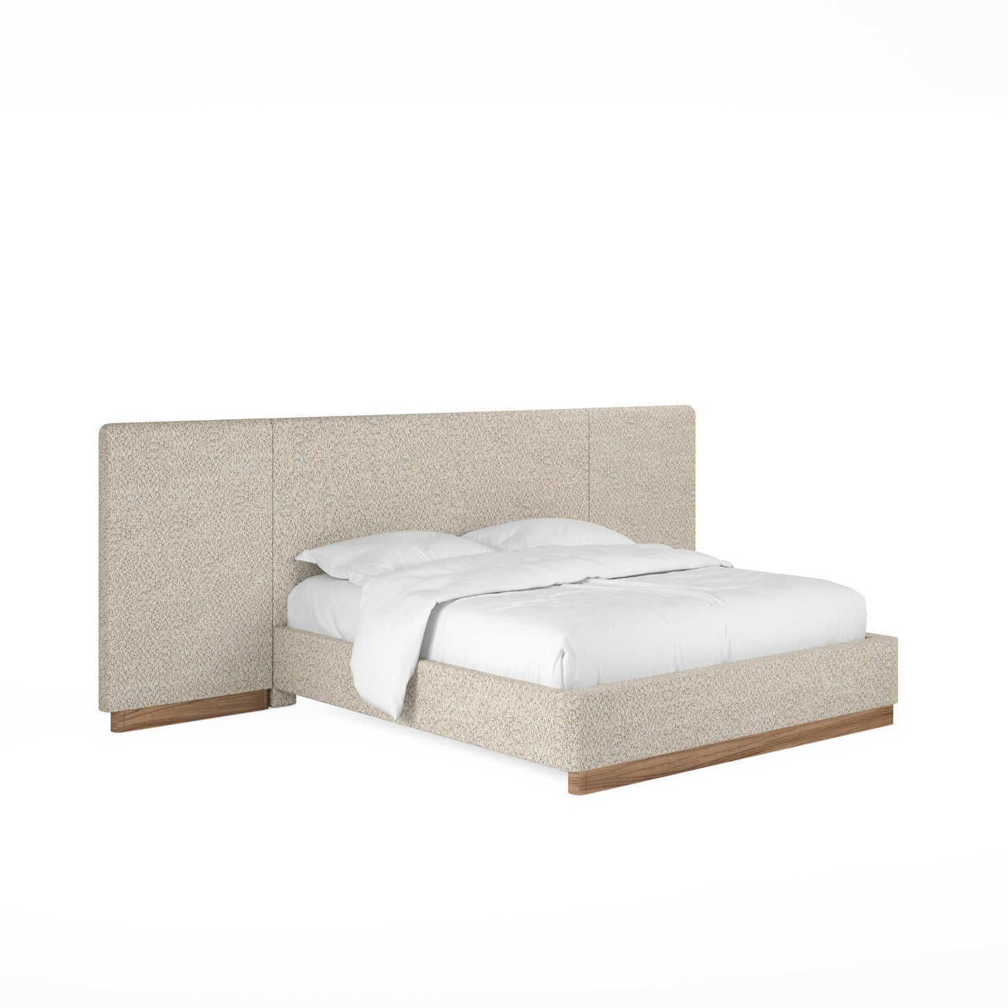 Portico Queen Upholstered Bed With End Panel