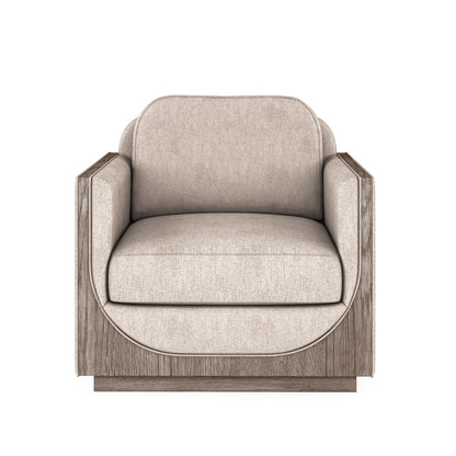 Bastion Lounge Chair, H-Silver