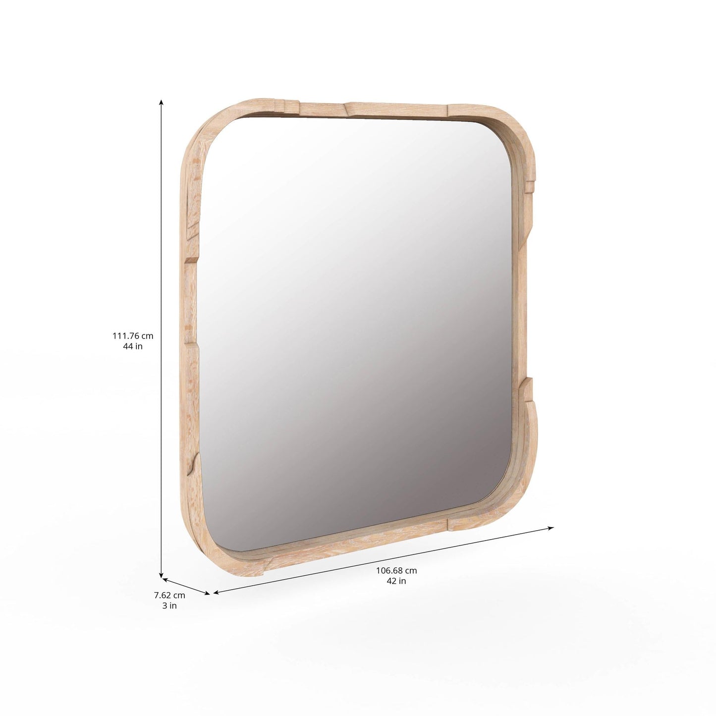 Post Square Accent Mirror