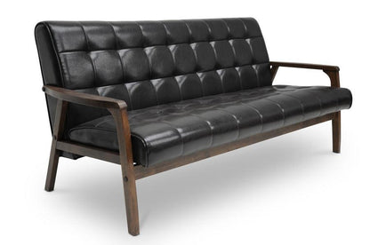 BAXTON STUDIO MID-CENTURY MASTERPIECES SOFA-BROWN