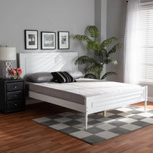 Load image into Gallery viewer, BAXTON STUDIO DANIELLA MODERN AND CONTEMPORARY WHITE FINISHED WOOD FULL SIZE PLATFORM BED - zzhomelifestyle