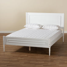 Load image into Gallery viewer, BAXTON STUDIO DANIELLA MODERN AND CONTEMPORARY WHITE FINISHED WOOD FULL SIZE PLATFORM BED - zzhomelifestyle