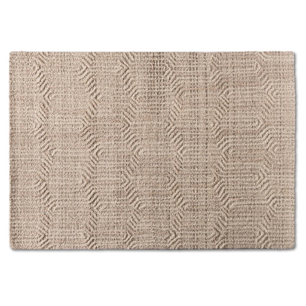 BAXTON STUDIO JUDIAN MODERN AND CONTEMPORARY IVORY HANDWOVEN WOOL AREA RUG - zzhomelifestyle