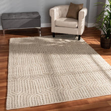 Load image into Gallery viewer, BAXTON STUDIO JUDIAN MODERN AND CONTEMPORARY IVORY HANDWOVEN WOOL AREA RUG - zzhomelifestyle