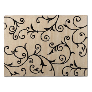 BAXTON STUDIO TRELLIS MODERN AND CONTEMPORARY IVORY AND BLACK HAND-TUFTED WOOL BLEND AREA RUG - zzhomelifestyle
