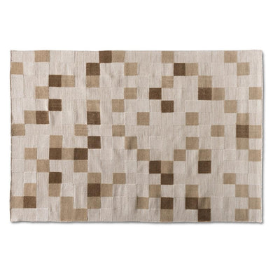 BAXTON STUDIO BARBON MODERN AND CONTEMPORARY IVORY AND BEIGE HANDWOVEN PET YARN INDOOR AND OUTDOOR AREA RUG - zzhomelifestyle