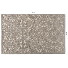 Load image into Gallery viewer, BAXTON STUDIO BORNEO MODERN AND CONTEMPORARY GREY HAND-TUFTED WOOL AREA RUG - zzhomelifestyle