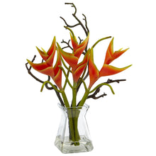 Load image into Gallery viewer, Heliconia in Glass Vase - zzhomelifestyle