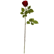 Load image into Gallery viewer, 33&quot; Elegant Red Rose Bud Artificial Flower (Set of 6) - zzhomelifestyle