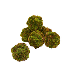 4" Sedum Artificial Succulent Artificial Spheres (Set of 6) - zzhomelifestyle
