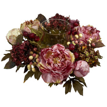 Load image into Gallery viewer, Peony Hydrangea Candelabrum - zzhomelifestyle