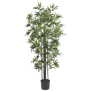 6' Bamboo Silk Tree (Green Trunks) - zzhomelifestyle