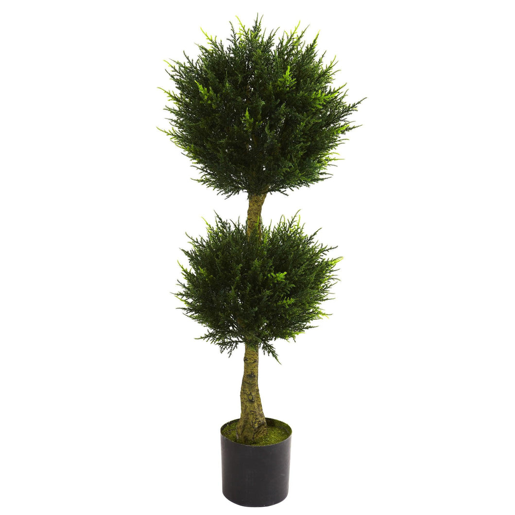 4' Double Ball Cypress Topiary UV Resistant (Indoor/Outdoor) - zzhomelifestyle