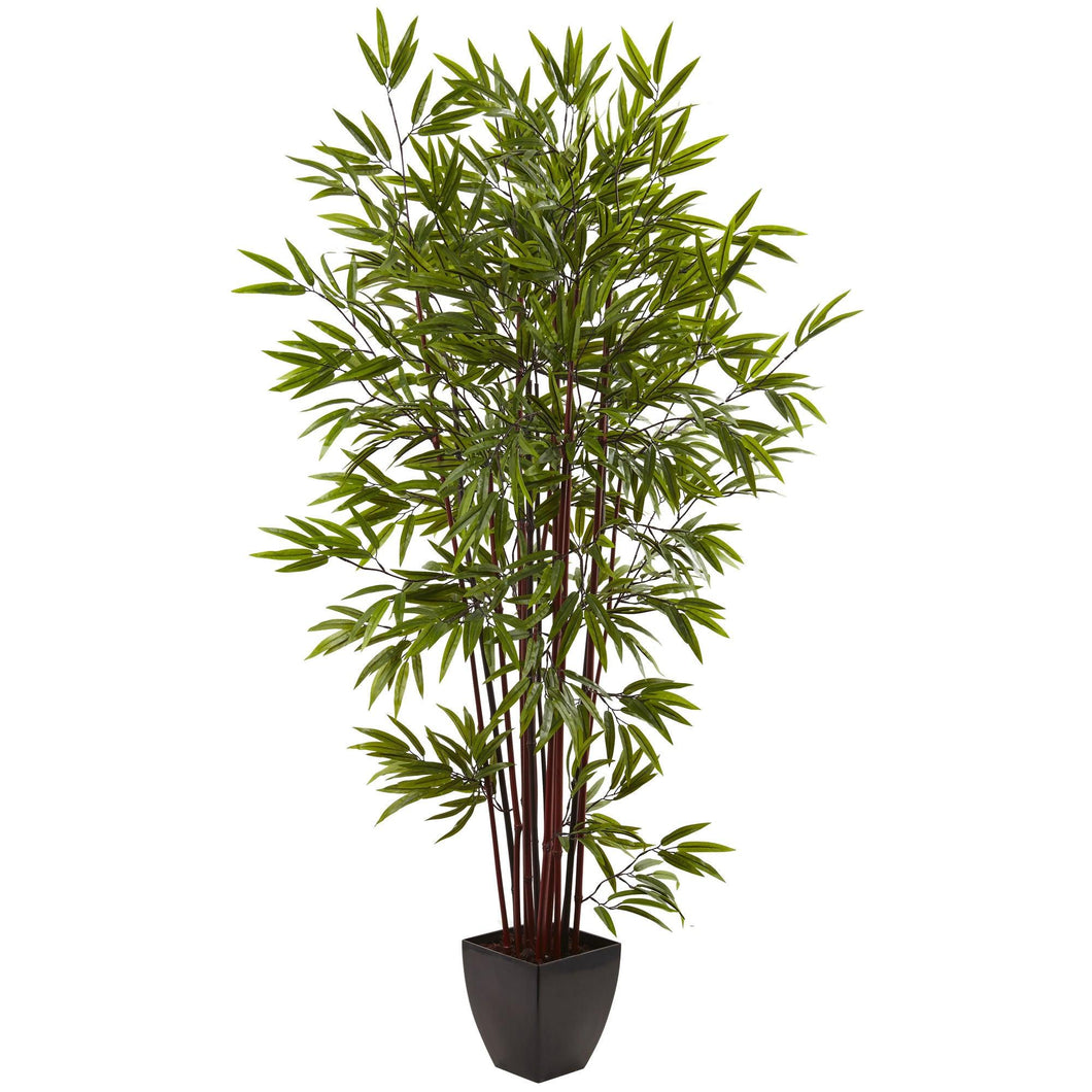6' Bamboo Silk Tree w/Planter - zzhomelifestyle