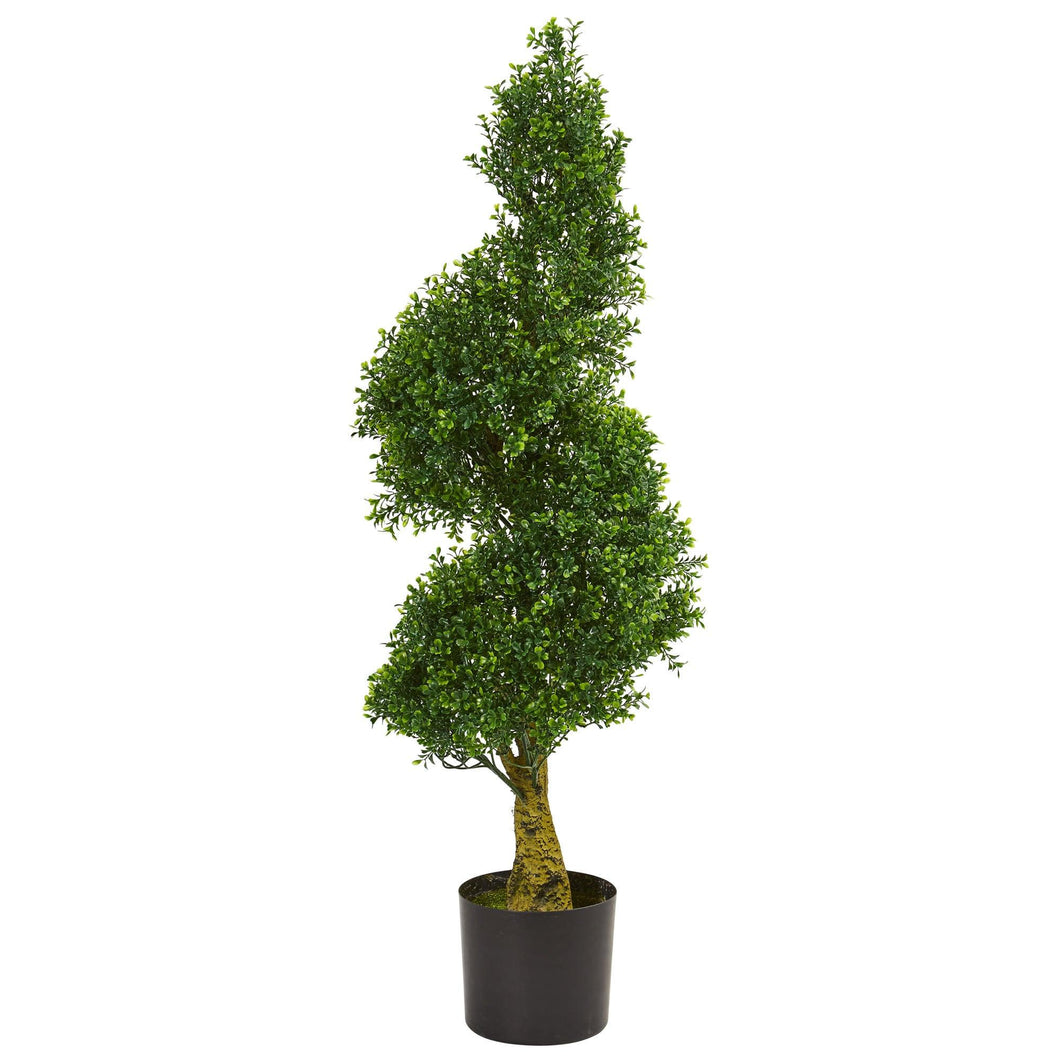 4' Spiral Boxwood Artificial Tree UV Resistant (Indoor/Outdoor) - zzhomelifestyle
