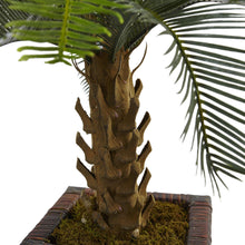 Load image into Gallery viewer, 3&#39; Cycas Tree in Wood Planter - zzhomelifestyle