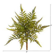 Load image into Gallery viewer, 6&quot; Fern Artificial Plant (Set of 6) - zzhomelifestyle