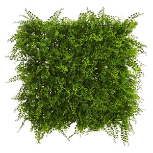 20" x 20" Lush Mediterranean Artificial Fern Wall Panel UV Resistant (Indoor/Outdoor) - zzhomelifestyle