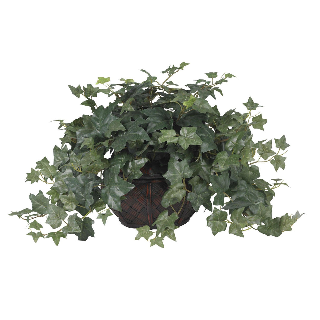 Puff Ivy w/Vase Silk Plant - zzhomelifestyle