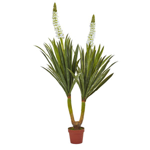 57" Flowering Yucca Plant - zzhomelifestyle