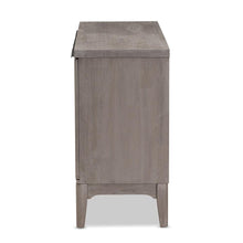 Load image into Gallery viewer, BAXTON STUDIO NASH RUSTIC PLATINUM WOOD 3-DRAWER SIDEBOARD BUFFET - zzhomelifestyle