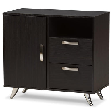 BAXTON STUDIO WARWICK MODERN AND CONTEMPORARY ESPRESSO BROWN FINISHED WOOD SIDEBOARD - zzhomelifestyle