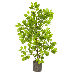 3' Ficus Artificial Tree in Planter - zzhomelifestyle