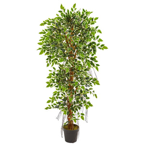 5' Elegant Ficus Artificial Tree - zzhomelifestyle
