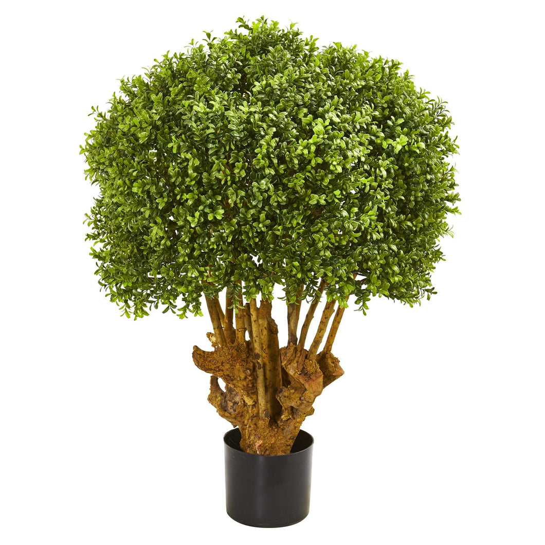 3' Boxwood Artificial Topiary Tree - zzhomelifestyle