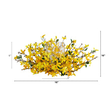 Load image into Gallery viewer, 16&quot; Artificial Forsythia Candelabrum - zzhomelifestyle