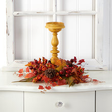 Load image into Gallery viewer, 15&quot; Harvest Fall Artificial Candelabrum Arrangement - zzhomelifestyle