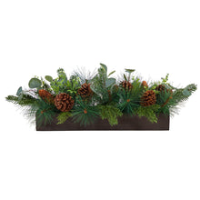 Load image into Gallery viewer, 30&quot; Evergreen Pine and Pine Cone Artificial Christmas Centerpiece Arrangement - zzhomelifestyle