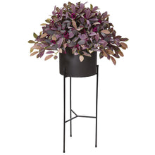 Load image into Gallery viewer, 49&quot; Fall Laurel Leaf with Berries Artificial Plant in Black Planter with Stand - zzhomelifestyle