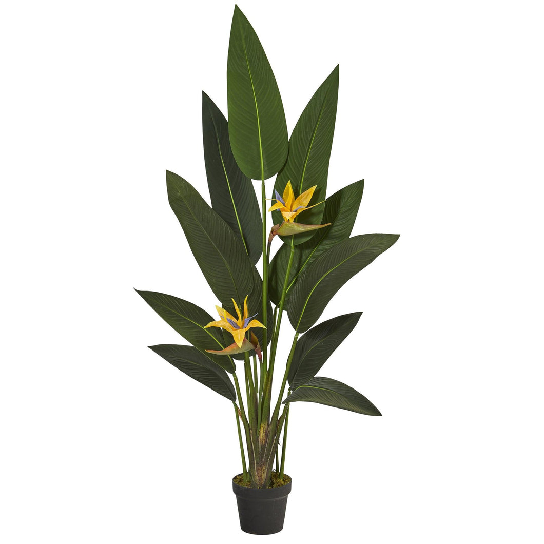 4.5' Bird of Paradise Artificial Plant (Real Touch) - zzhomelifestyle