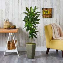 Load image into Gallery viewer, 4.5&#39; Dracaena Artificial Plant in Green Planter (Real Touch) - zzhomelifestyle