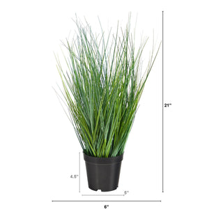 21" Onion Grass Artificial Plant - zzhomelifestyle