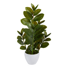 Load image into Gallery viewer, 22&quot; Zamioculcas Artificial Plant in White Planter - zzhomelifestyle