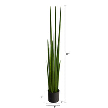 Load image into Gallery viewer, 5&#39; Sansevieria Snake Artificial Plant - zzhomelifestyle
