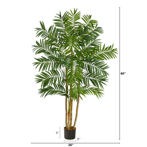 5' Areca Palm Artificial Tree - zzhomelifestyle