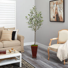 Load image into Gallery viewer, 69&quot; Olive Artificial Tree in Decorative Planter - zzhomelifestyle