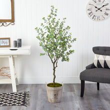 Load image into Gallery viewer, 5&#39; Eucalyptus Artificial Tree in Farmhouse Planter - zzhomelifestyle