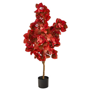 4' Autumn Pomegranate Artificial Tree - zzhomelifestyle