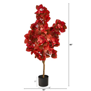 4' Autumn Pomegranate Artificial Tree - zzhomelifestyle
